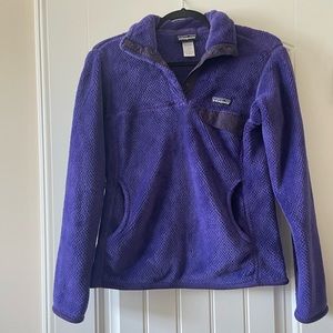 Patagonia - Women's Re-Tool Snap-T® Fleece Pullover - Purple - Small